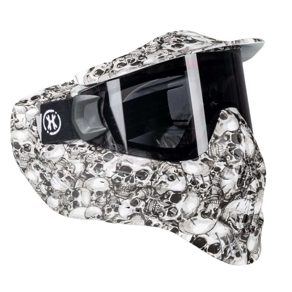 Careta SKULL, Lente Smoke, diseño Calavera - HK Army - Usado