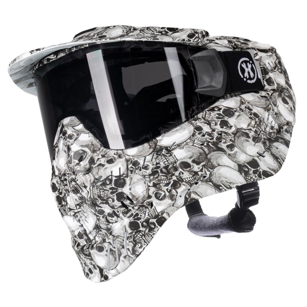 Careta SKULL, Lente Smoke, diseño Calavera
