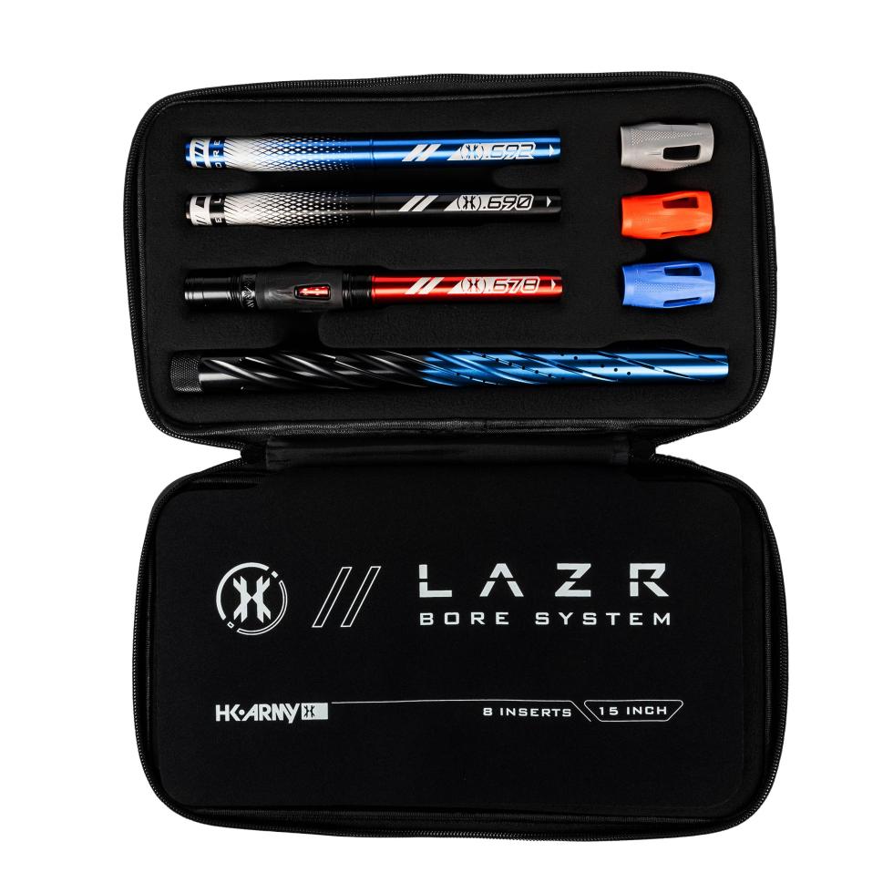 LAZR Elite Orbit Barrel Kit - 15" Black/Blue Fade - HK Army - Usado