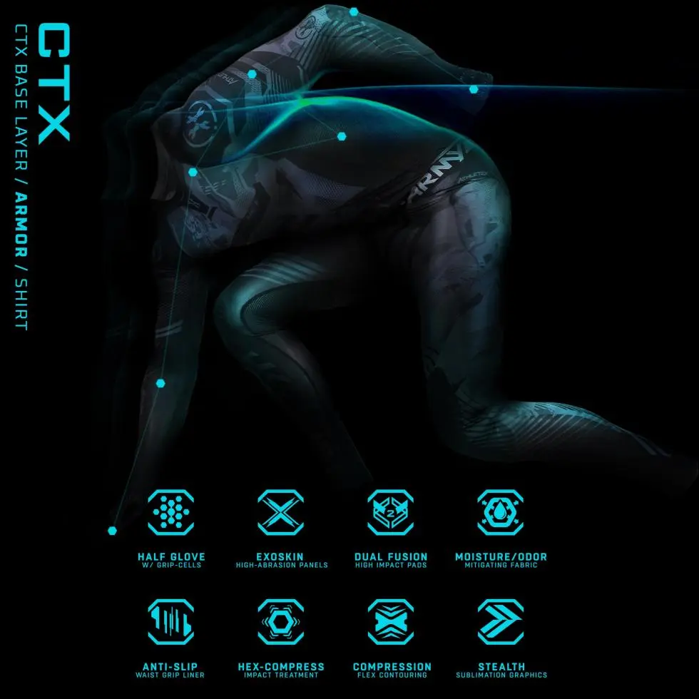 CTX Compression Padded Shirt - HK Army - Usado