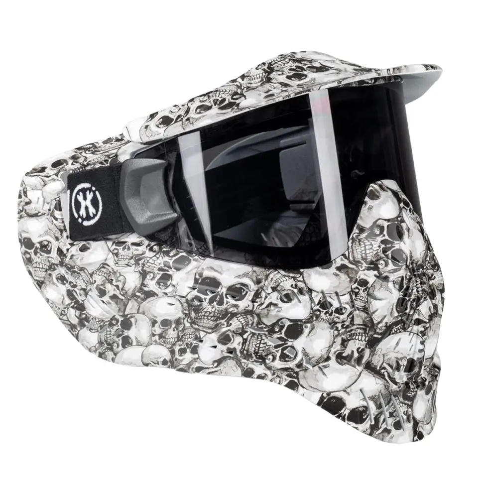 Careta SKULL, Lente Smoke, diseño Calavera - HK Army - Usado
