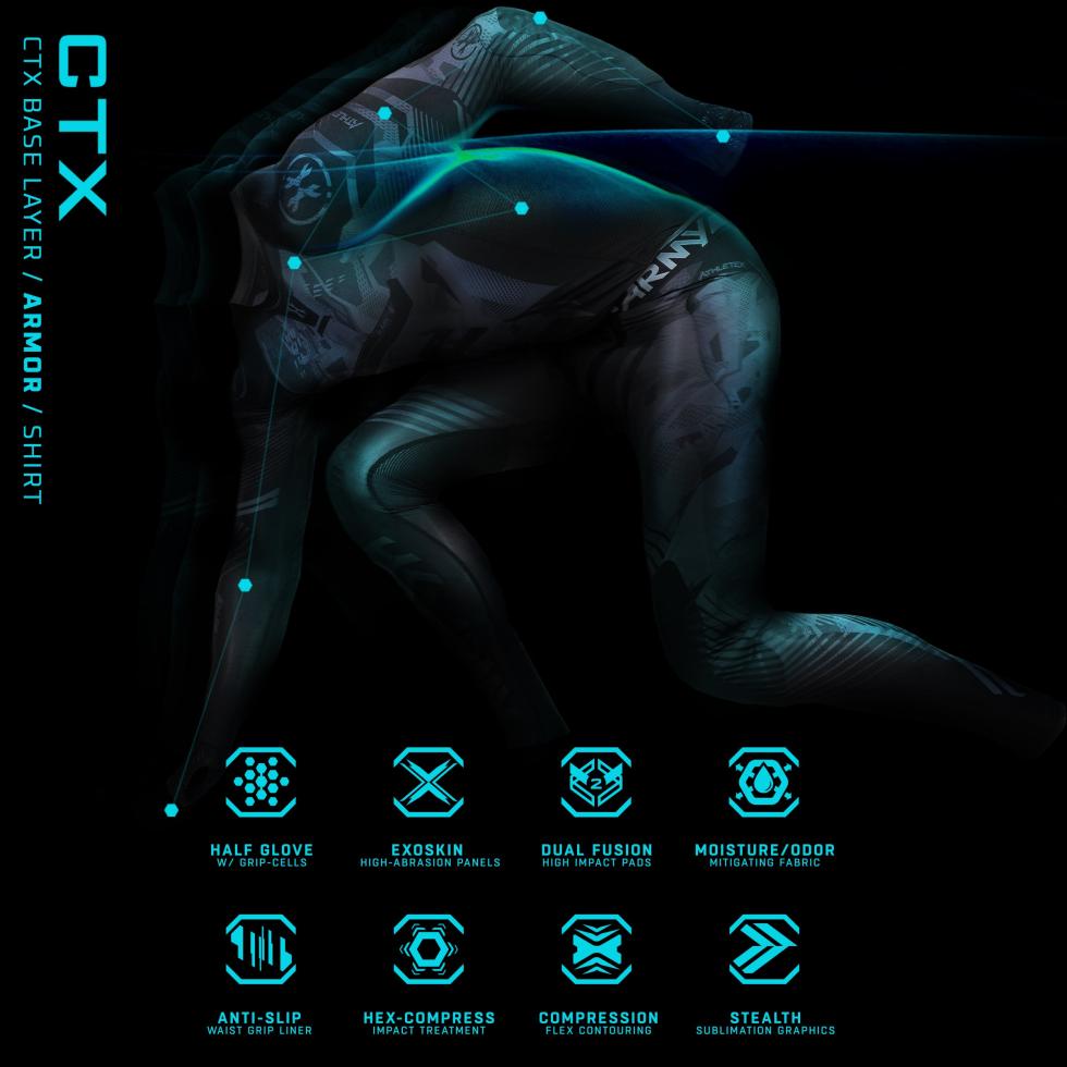 CTX Compression Padded Shirt - HK Army - Usado